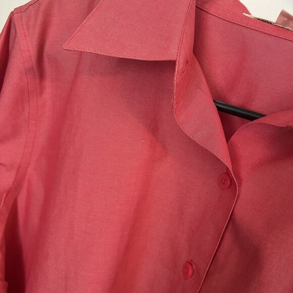 TravelSmith Women's Long Sleeve Pink Button-up Shirt 18 P Classic Preppy Capsule - Picture 3 of 11